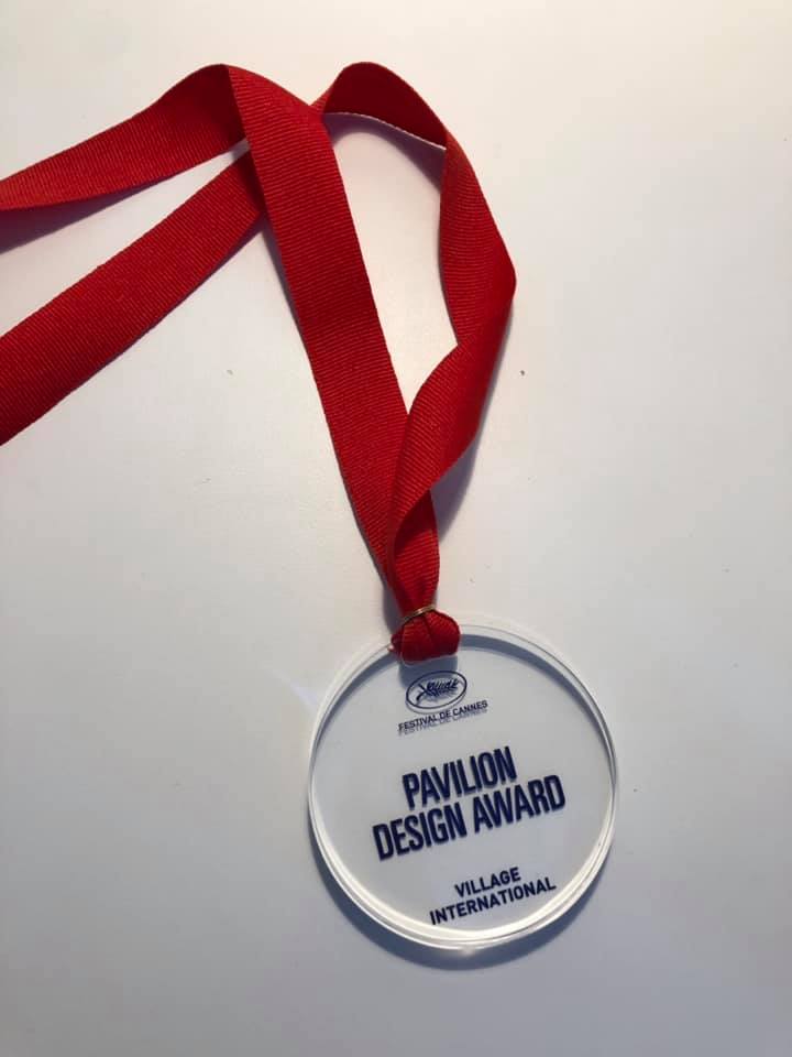 Bild på medalj för "Pavilion design award"