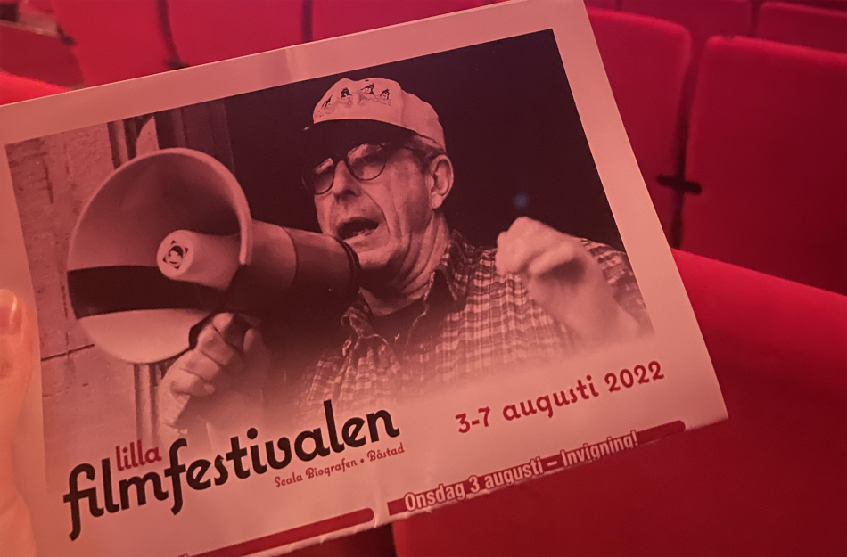 Bild på Bo Widerberg på program för Lilla Filmfestivalen i Båstad 2022.