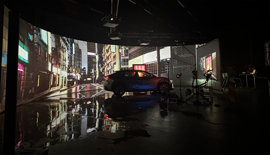 Virtual Production-test i Ystad Studios 25 januari 2023. Foto: Emma Lidström