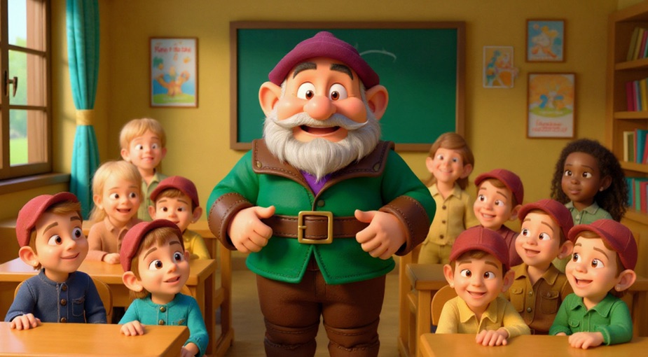 Stillbild från kortfilmen The Escape to School som visas under MAFF 2026